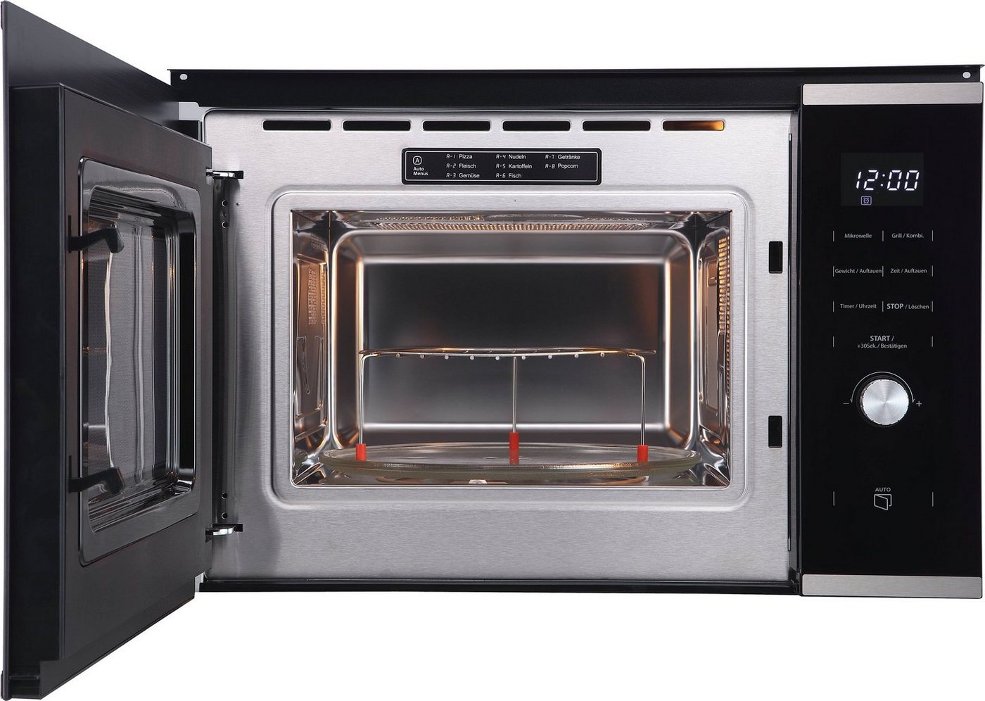 Hanseatic Einbau-Mikrowelle TG925HS6, Grill, Mikrowelle, 25 l, inkl. 3 Jahre Herstellergarantie – Bild 4 von 5
