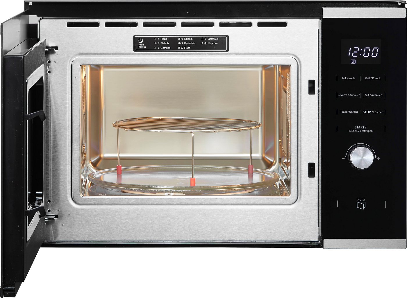 Hanseatic Einbau-Mikrowelle TG925HS6, Grill, Mikrowelle, 25 l, inkl. 3 Jahre Herstellergarantie – Bild 5 von 5