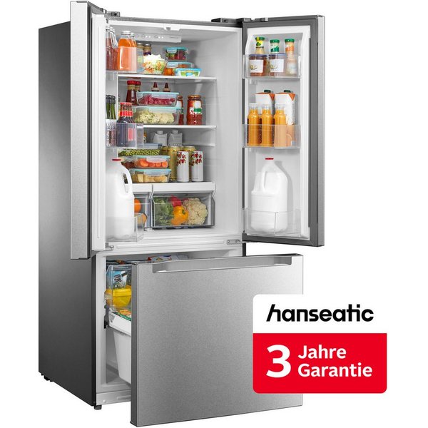 Hanseatic French Door HFD16975DI, 169,2 cm hoch, 75 cm breit, inkl. 3 Jahre Herstellergarantie