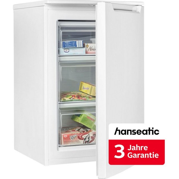 Hanseatic Gefrierschrank HGS8555CW, 85 cm hoch, 55 cm breit, inkl. 3 Jahre Herstellergarantie