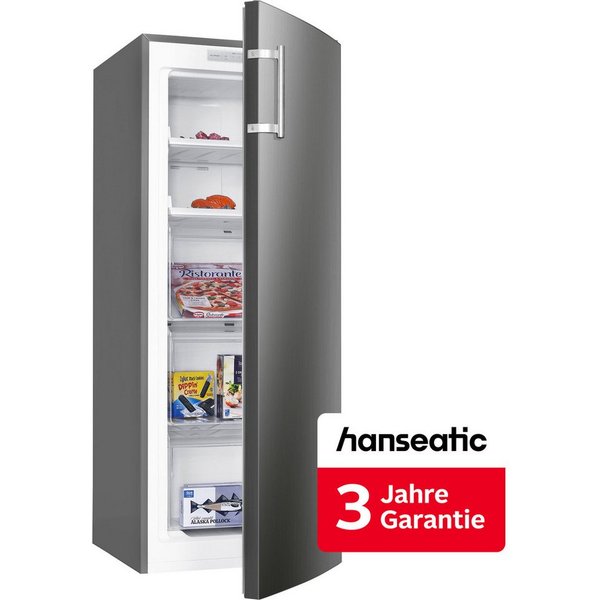 Hanseatic Gefrierschrank NoFrost HGS14355CNFI, 143 cm hoch, 54 cm breit, inkl. 3 Jahre Herstellergarantie