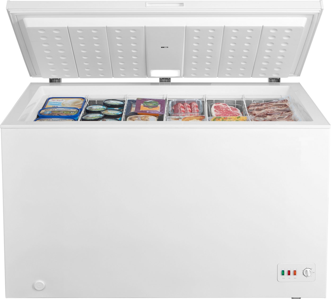 Hanseatic Gefriertruhe HGT128A, 128,5 cm breit, 300 l, inkl. 3 Jahre Herstellergarantie – Bild 3 von 5