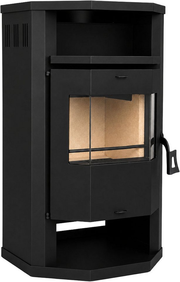 Hanseatic Kaminofen "Prios" Stahl, 6,4 kW, Zeitbrand – Bild 3 von 5