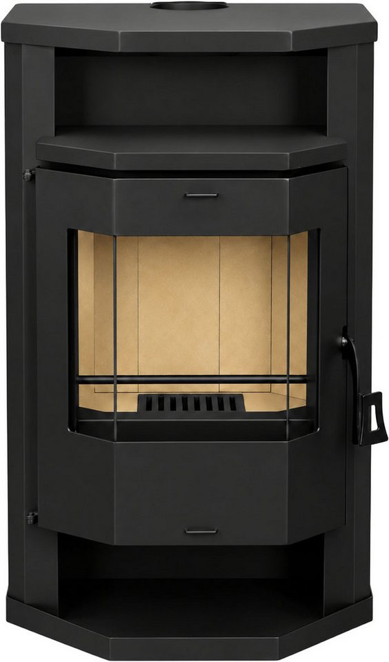 Hanseatic Kaminofen "Prios" Stahl, 6,4 kW, Zeitbrand – Bild 4 von 5