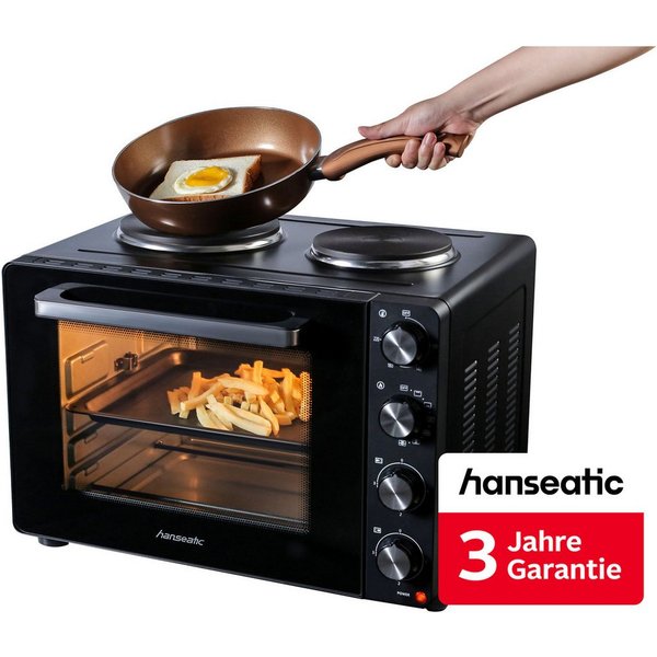 Hanseatic Kleinküche 97530243 HMO366BKB, inkl. 3 Jahre Herstellergarantie