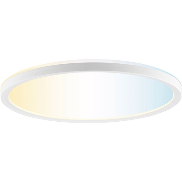 Hanseatic LED Panel DLP220A, CCT - über Fernbedienung, LED fest integriert, warmweiß - kaltweiß, Deckenlampe, Deckenleuchte, dimmbar, CCT über Wandschalter, Bac