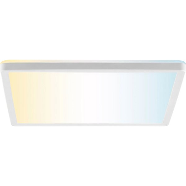 Hanseatic LED Panel DLP220A, CCT - über Fernbedienung, LED fest integriert, warmweiß - kaltweiß, Deckenlampe, Deckenleuchte, dimmbar, CCT über Wandschalter, Bac