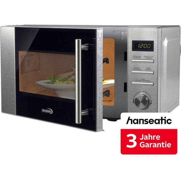 Hanseatic Mikrowelle 656920, Grill, 20 l, inkl. 3 Jahre Herstellergarantie