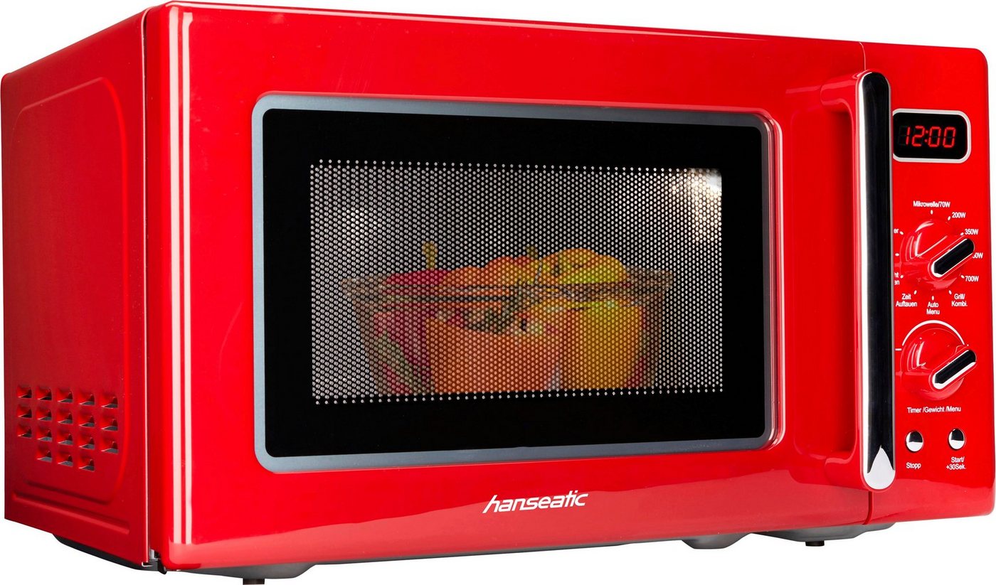 Hanseatic Mikrowelle AG720CE6-PM, Grill, Mikrowelle, 20 l, inkl. 3 Jahre Herstellergarantie – Bild 3 von 5