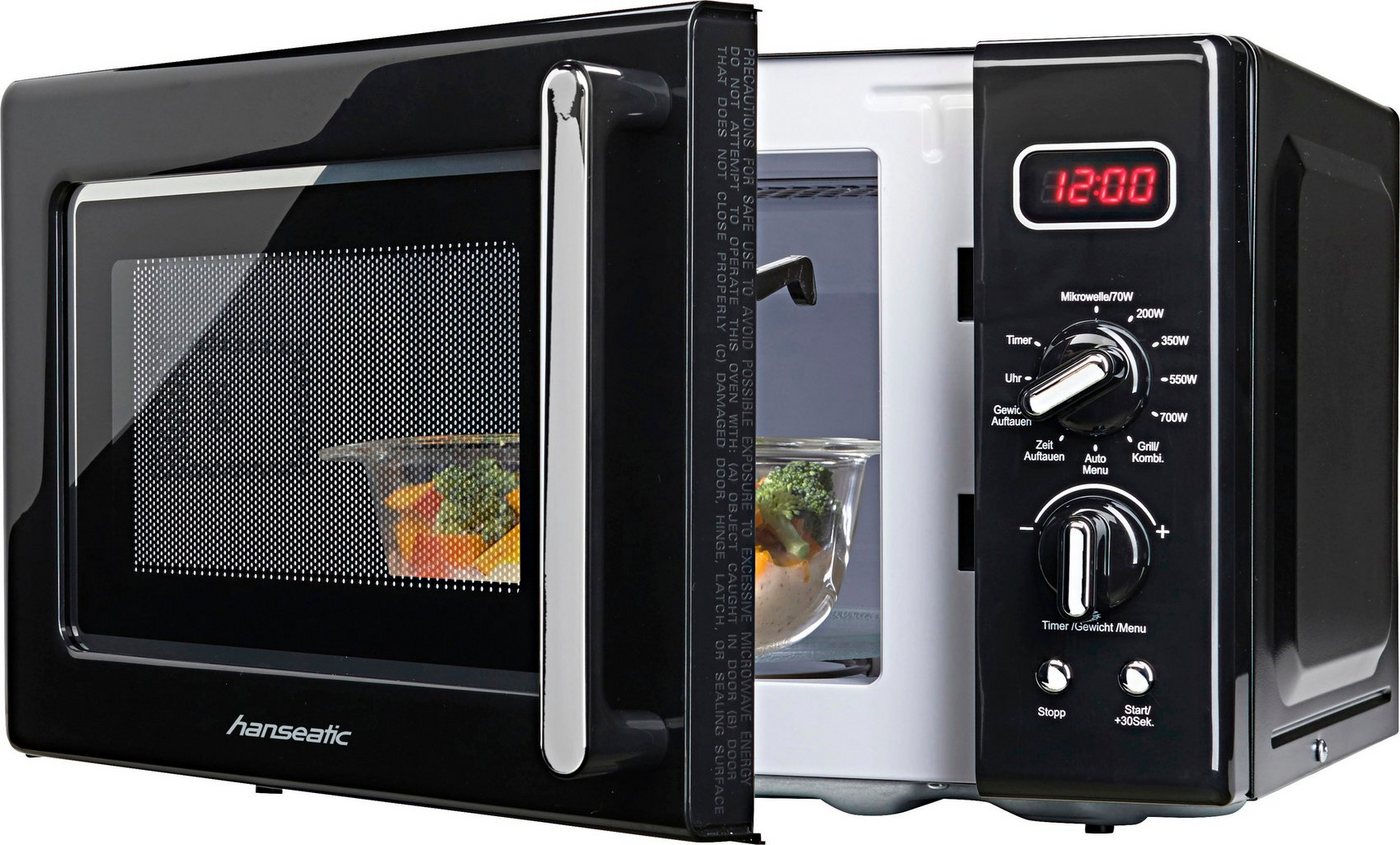 Hanseatic Mikrowelle AG720CE6-PM, Grill, Mikrowelle, 20 l, inkl. 3 Jahre Herstellergarantie – Bild 2 von 5