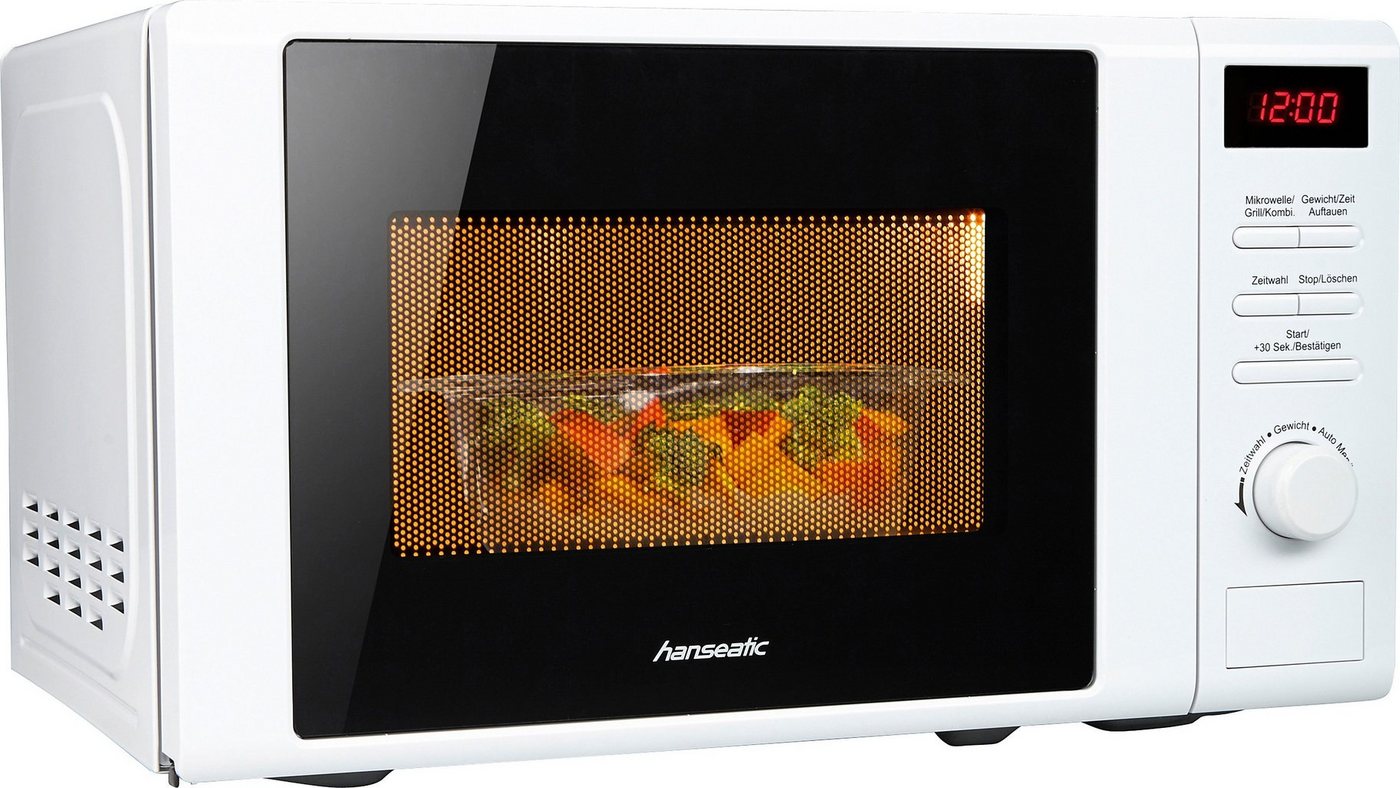 Hanseatic Mikrowelle AG720CGE-PM, 2 in 1, Grill, Mikrowelle, 20 l, inkl. 3 Jahre Herstellergarantie – Bild 3 von 5