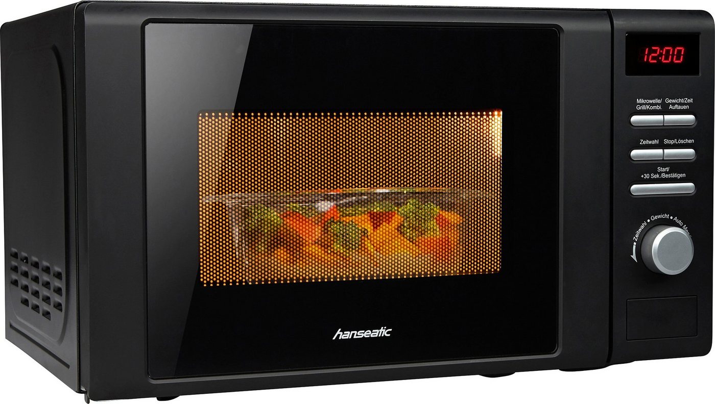 Hanseatic Mikrowelle AG720CGE-PM, 2 in 1, Grill, Mikrowelle, 20 l, inkl. 3 Jahre Herstellergarantie – Bild 3 von 5
