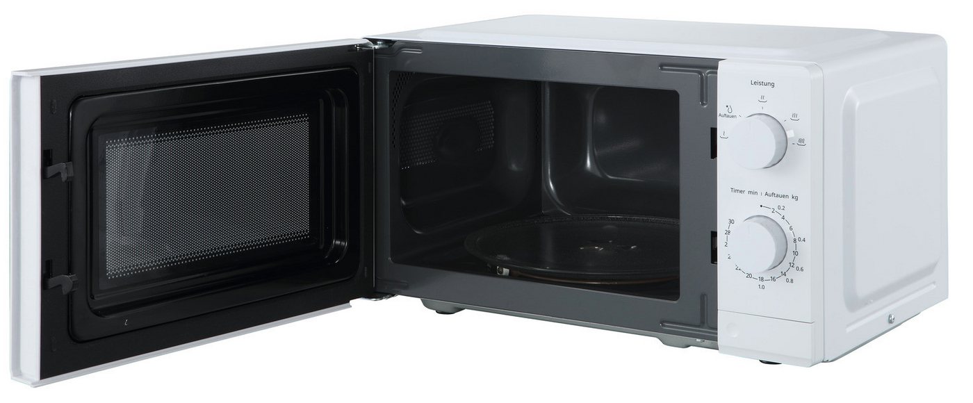 Hanseatic Mikrowelle HM19W1M, Mikrowelle, 19 l, inkl. 3 Jahre Herstellergarantie – Bild 5 von 5