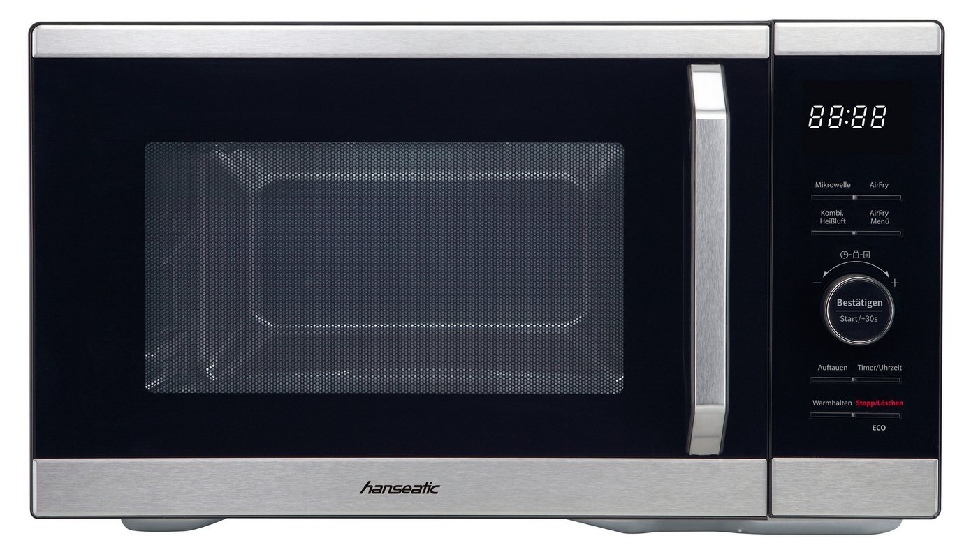 Hanseatic Mikrowelle HM26SB3M, mit Airfry-Funktion, Umluft, Mikrowelle, Heißluft, 26 l, inkl. 3 Jahre Herstellergarantie – Bild 3 von 5