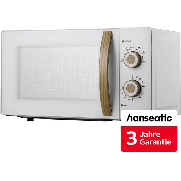 Hanseatic Mikrowelle SMH207WSH-P, weiß, Mikrowelle, 20 l, inkl. 3 Jahre Herstellergarantie