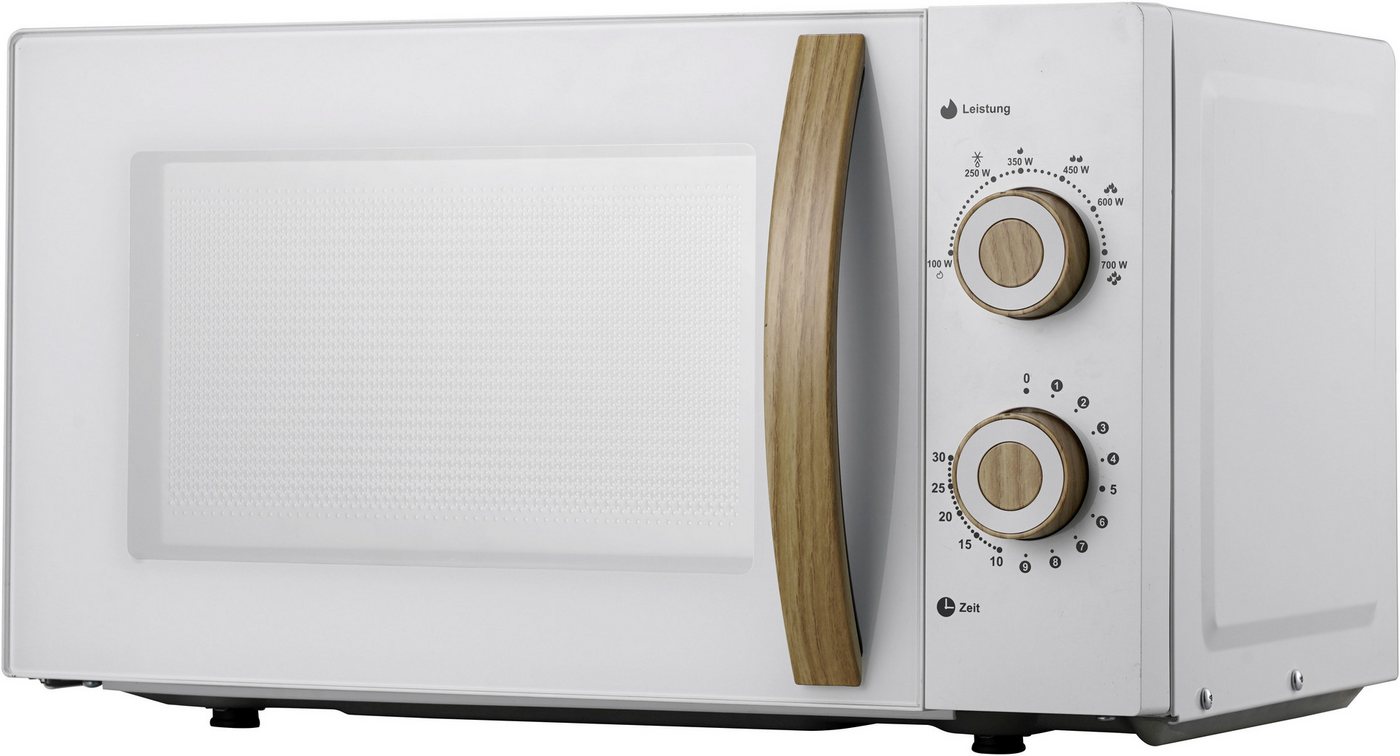 Hanseatic Mikrowelle SMH207WSH-P, weiß, Mikrowelle, 20 l, inkl. 3 Jahre Herstellergarantie – Bild 2 von 5