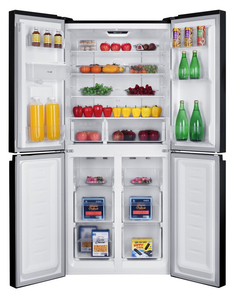 Hanseatic Multi Door HCDC18080CWDBI, 180 cm hoch, 79 cm breit, inkl. 3 Jahre Herstellergarantie – Bild 5 von 5