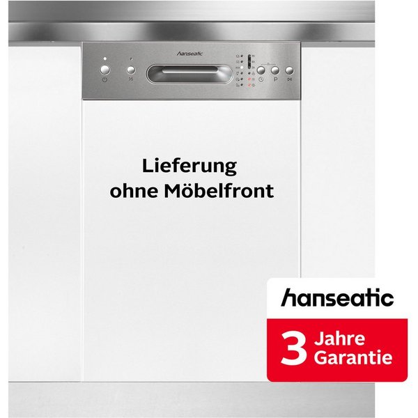 Hanseatic teilintegrierbarer Geschirrspüler HGTI4582E97736BS, 9 Maßgedecke, inkl. 3 Jahre Herstellergarantie