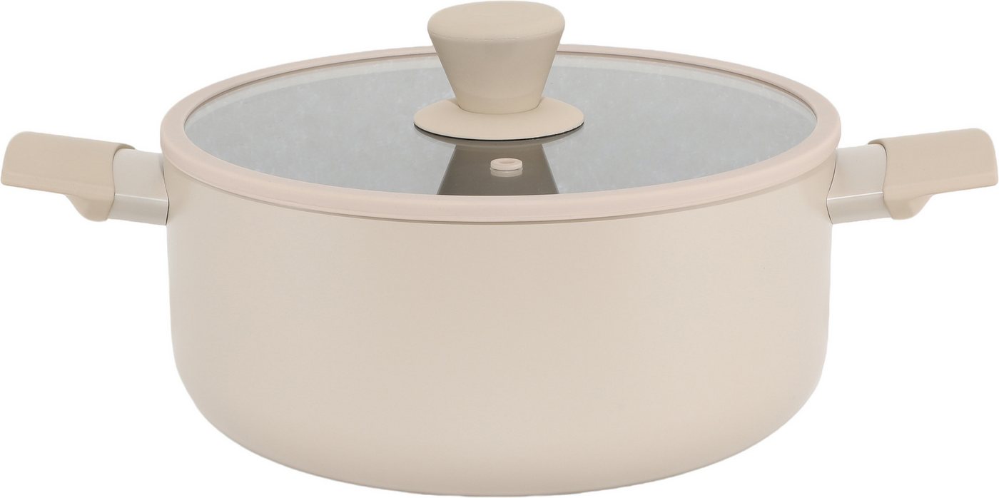 Hanseatic Topf-Set ALU SCANDI, mit Antihaftbeschichtung, Aluminium (Set, 9-tlg., Stielkasserolle 16 cm, Kochtopf 16/20/24 cm, Bratpfanne 24/28 cm), für alle Her – Bild 2 von 5