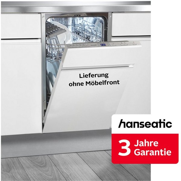 Hanseatic vollintegrierbarer Geschirrspüler HGVI4582E107714IS, 10 Maßgedecke, inkl. 3 Jahre Herstellergarantie