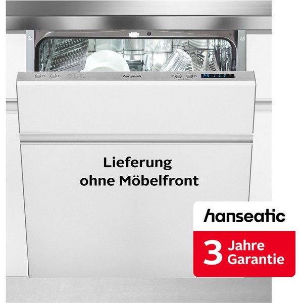 Hanseatic vollintegrierbarer Geschirrspüler HGVI6082D127711DS, 12 Maßgedecke, inkl. 3 Jahre Herstellergarantie