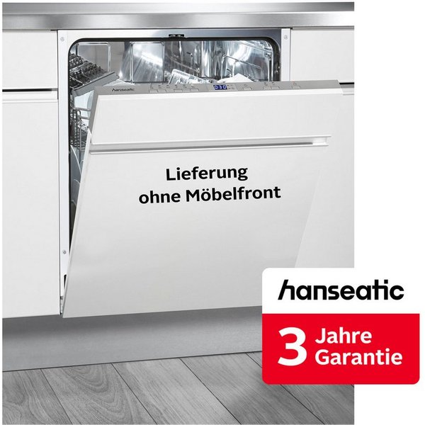 Hanseatic vollintegrierbarer Geschirrspüler HGVI6082E137713IS, 13 Maßgedecke, inkl. 3 Jahre Herstellergarantie