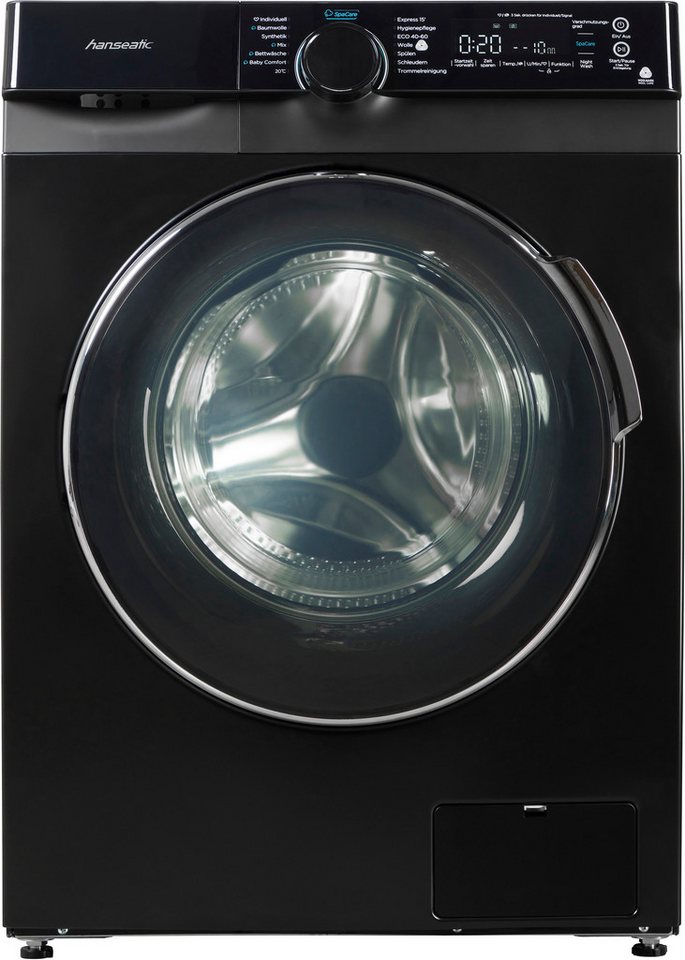 Hanseatic Waschmaschine HWMK814A1BI, 8 kg, 1400 U/min, inkl. 3 Jahre Herstellergarantie – Bild 3 von 5