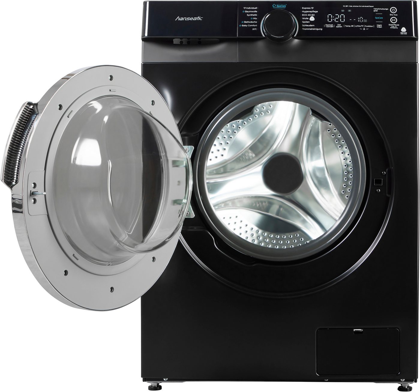 Hanseatic Waschmaschine HWMK814A1BI, 8 kg, 1400 U/min, inkl. 3 Jahre Herstellergarantie – Bild 4 von 5