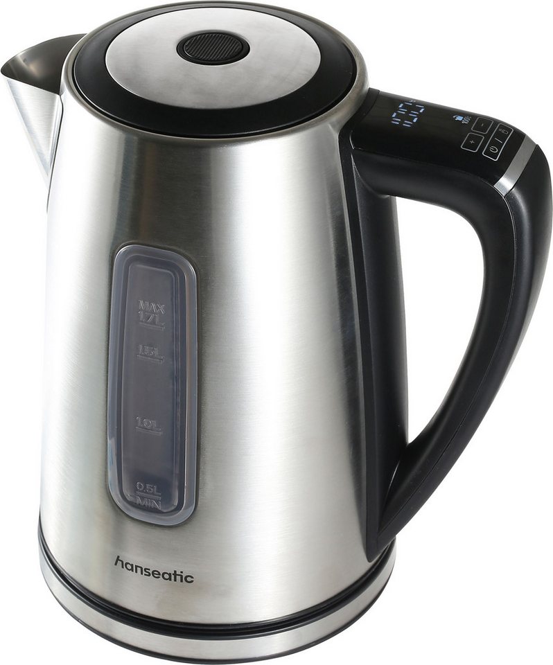 Hanseatic Wasserkocher HWK17DSD, 1,7 l, 2200 W, inkl. 3 Jahre Herstellergarantie – Bild 2 von 5