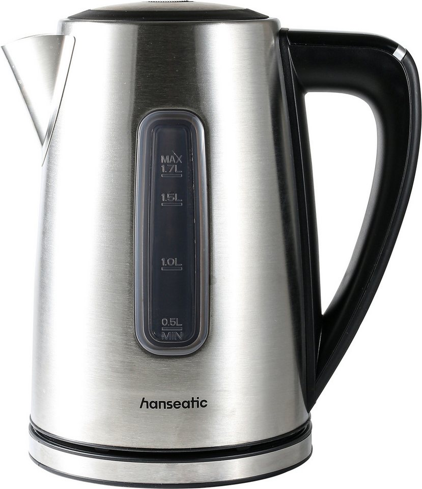 Hanseatic Wasserkocher HWK17DSD, 1,7 l, 2200 W, inkl. 3 Jahre Herstellergarantie – Bild 3 von 5