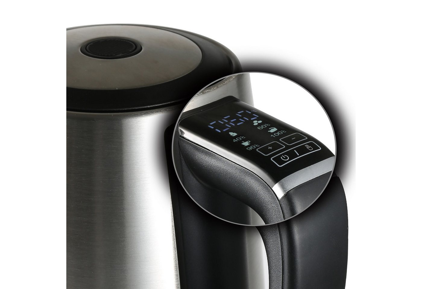 Hanseatic Wasserkocher HWK17DSD, 1,7 l, 2200 W, inkl. 3 Jahre Herstellergarantie – Bild 5 von 5