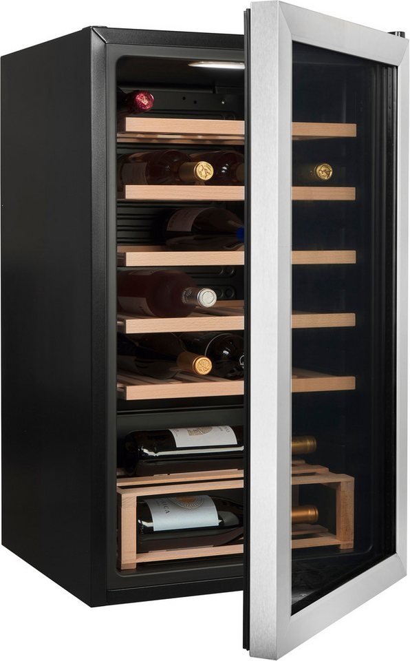 Hanseatic Weinkühlschrank HWC24FCBH-2, für 24 Standardflaschen á 0,75l,inkl. 3 Jahre Herstellergarantie – Bild 2 von 5