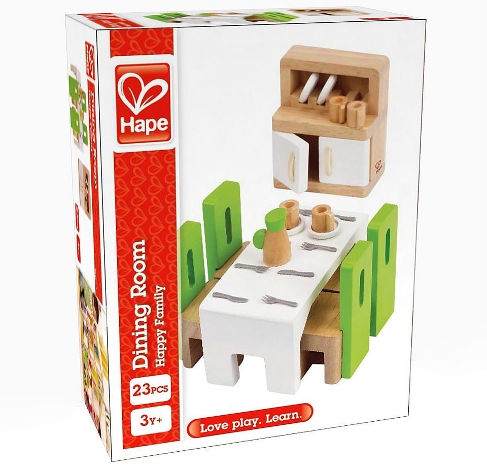 Hape Puppenhausmöbel Esszimmer (Set, 23tlg) – Bild 2 von 3