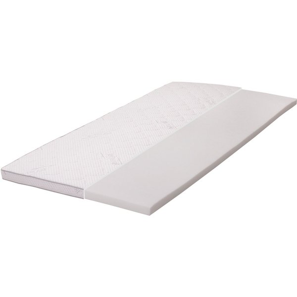 hapo, Topper "Paris", Kaltschaumtopper in verschiedenen Breiten, 6 cm hoch, Kaltschaum, Silvercare-Bezug mit antibakterieller Ausrüstung