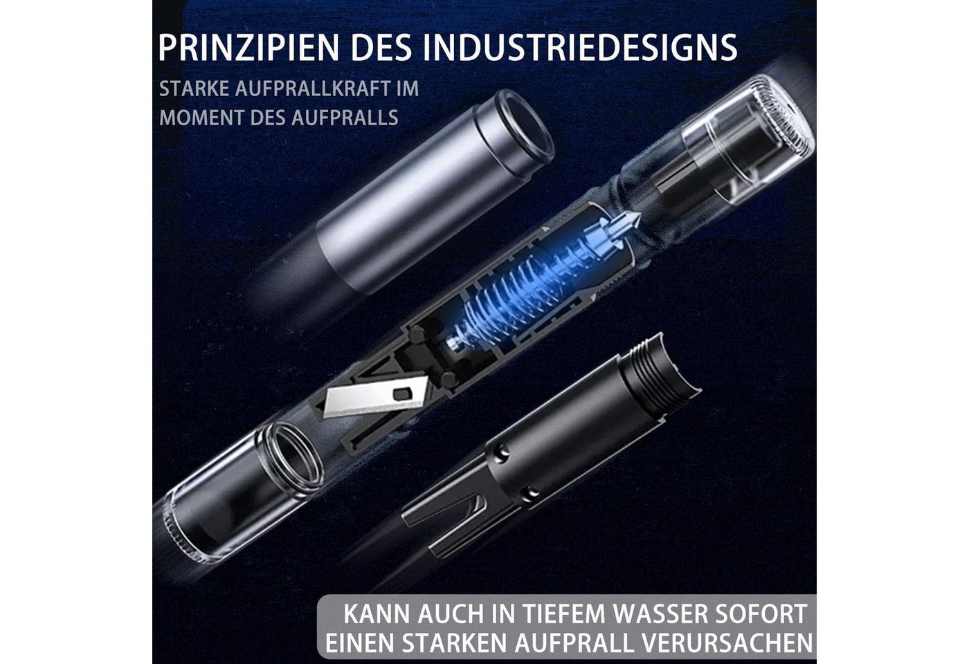 Happy Home Hammer 2Pack Notfall- und Sicherheitswerkzeug Nothammer Auto Glasbrecher – Bild 3 von 5