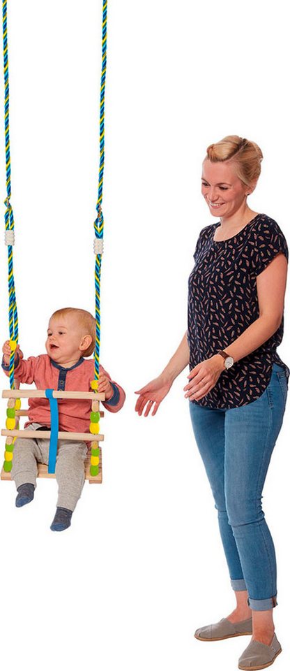 Happy People Babyschaukelsitz Gitterschaukel – Bild 2 von 2