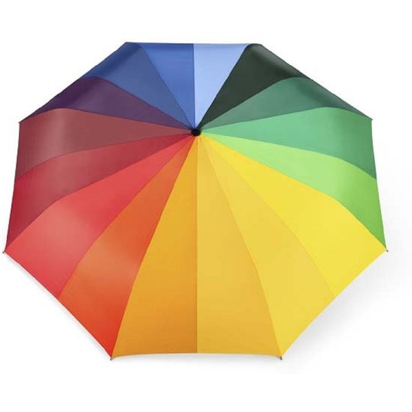 HAPPY RAIN Langregenschirm Essentials Super Mini Manuell multicolor, Windproof