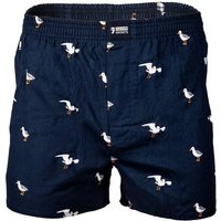 HAPPY SHORTS Happy Shorts Herren Webboxershorts - American Style, Baumwolle, gemustert, Größe XL in Bunt
