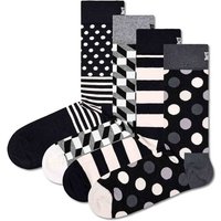 HAPPY SOCKS Happy Socks 4er Pack Unisex Socken - Geschenkbox, Classics, gemischte Farben, Größe 36-40 in Bunt