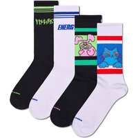 HAPPY SOCKS Happy Socks 4er Pack Unisex Socken - Geschenkbox, Classics, gemischte Farben, Größe 36-40 in Bunt