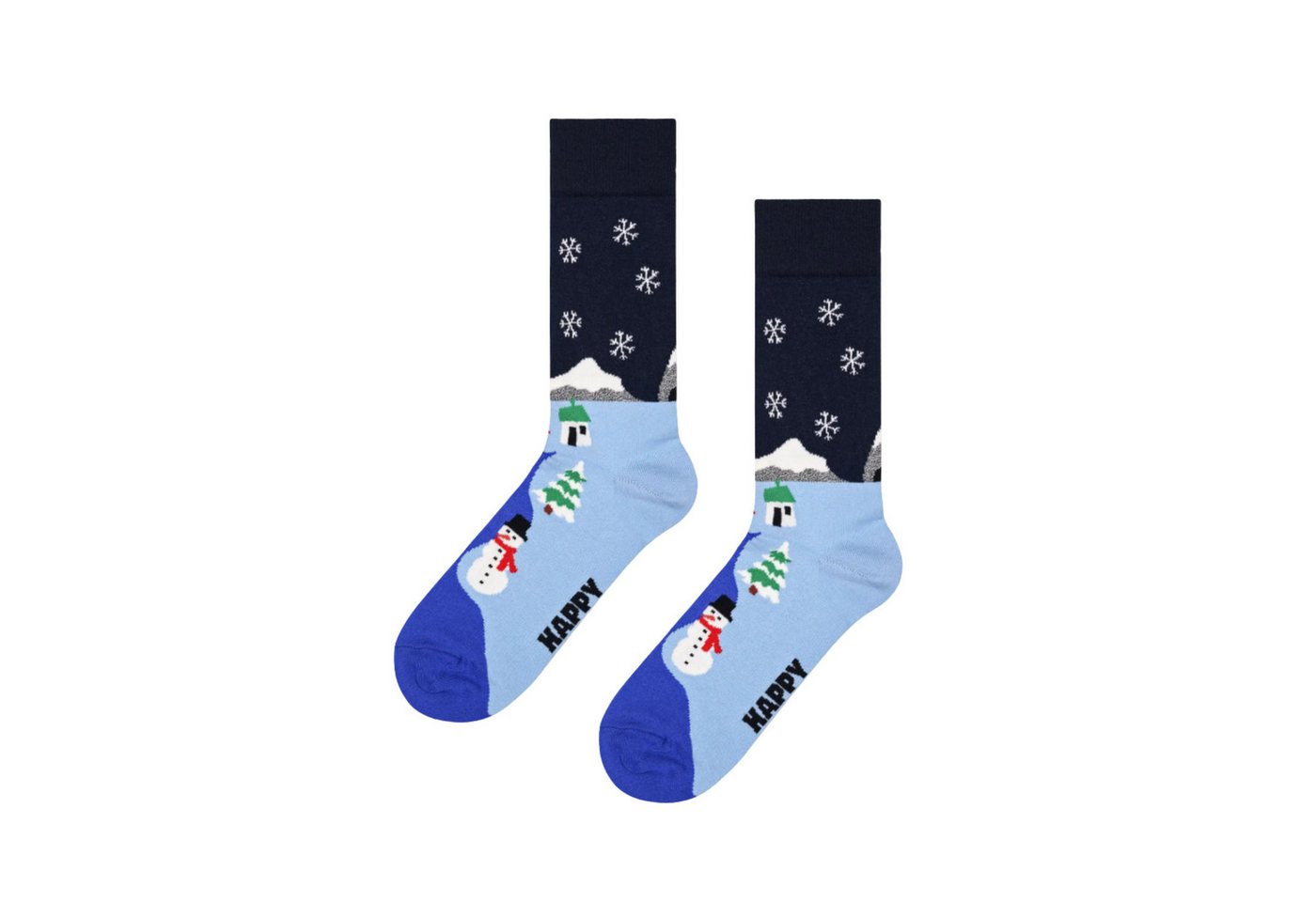 Happy Socks Freizeitsocken 3er Pack Baumwoll Socken mit Motiv, Geschenk, Weihnachten – Bild 4 von 5
