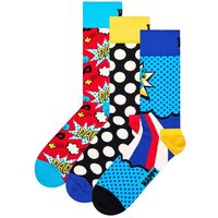 HAPPY SOCKS Happy Socks Herren Socken, 3er Pack - Father's Day, Geschenkbox, gemischte Farben, Größe 41-46 in Bunt