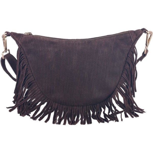 HARBOUR 2nd Handtasche Winona, Damen Henkeltasche, Hobo mit modischen Fransen