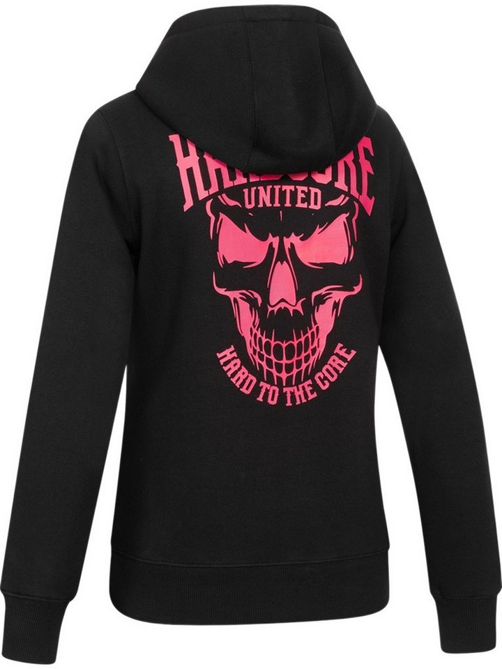 Hardcore United Rundhalspullover Bobby Frauen Kapuzensweatshirt – Bild 2 von 5