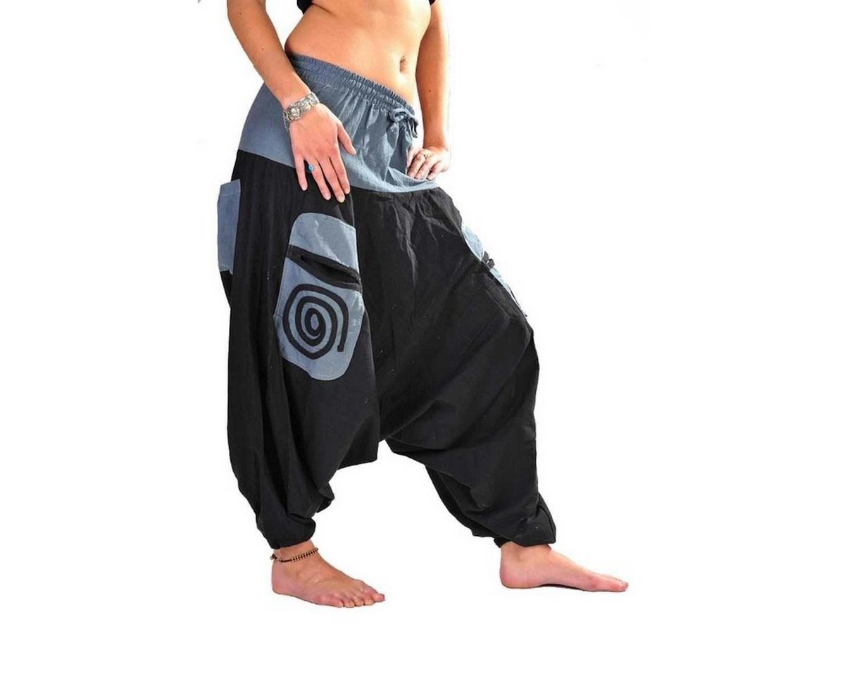 SIMANDRA Haremshose Simandra Damen Freizeithose (1-tlg., mit Bindeband) Aladinhose Goa – Bild 3 von 3