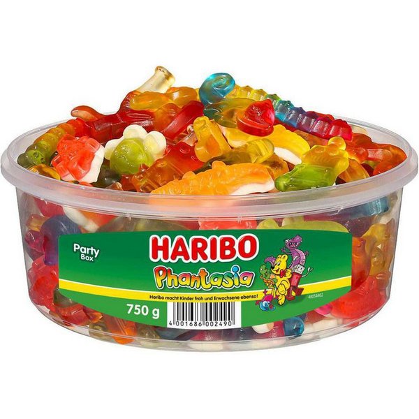 HARIBO Süßigkeit, Haribo Phantasia Fruchtgummi und Schaumzucker bunte Mischung 750g