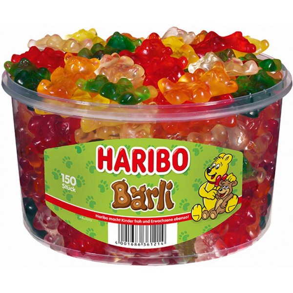 HARIBO Süßigkeit, Haribo extra große Bärli in verschiedenen Geschmacksrichtungen 1200g