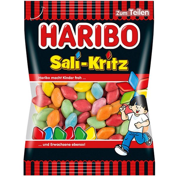 HARIBO Süßigkeit, Haribo Sali Kritz Lakritz Dragees mehrfach sortiert weich 160g