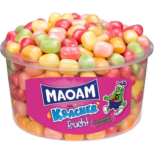 HARIBO Süßigkeit, Haribo Maoam Frucht Kracher leckere und fruchtige Dragees 1200g