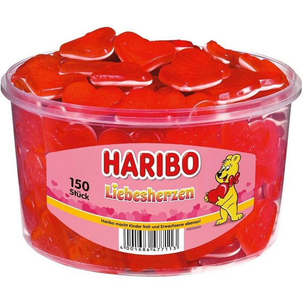 HARIBO Süßigkeit Liebesherzen, 1200 g